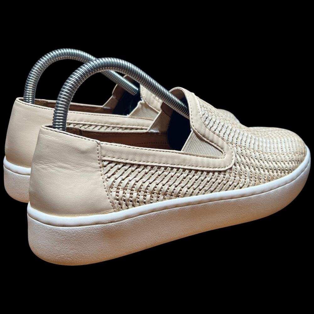 KAARI BLUE Women's 8 Cream Woven Loafer Slip On Comfort Shoes Casual - Picture 6 of 11